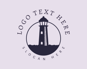 Coast - Rocky Hill Lighthouse logo design