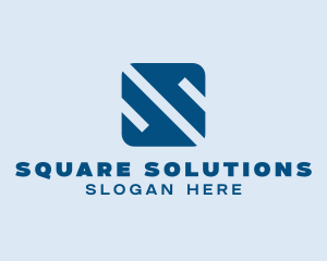 Modern Technology Square logo design