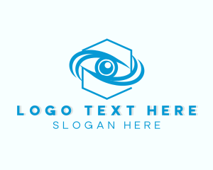 Ophthalmologist - Cyber Eye Shield logo design