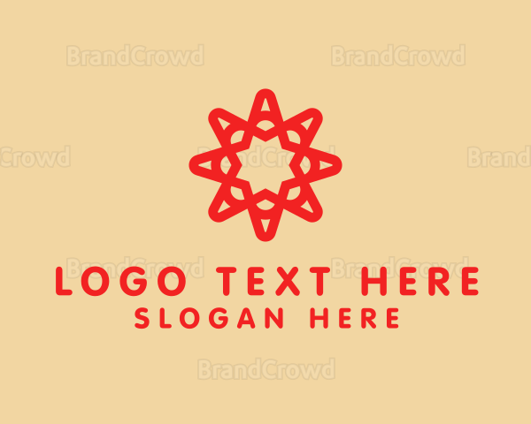 Star Tile Pattern Logo