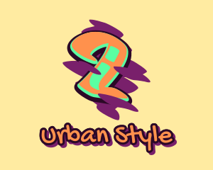 Music Label - Graffiti Art Number 2 logo design