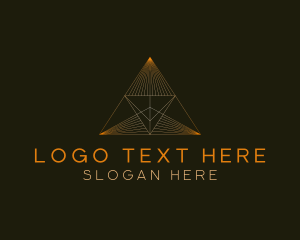 Creative Architect Pyramid logo design