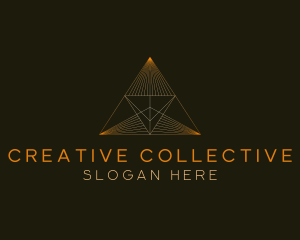 Creative Architect Pyramid logo design