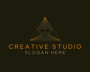 Creative Architect Pyramid logo design