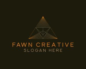 Creative Architect Pyramid logo design