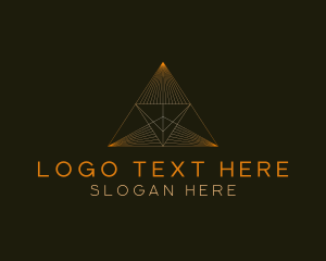 Developer - Creative Architect Pyramid logo design