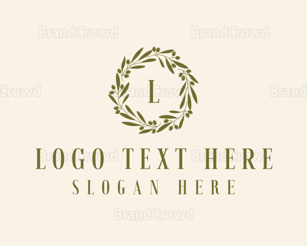 Olive Wreath Organic Gourmet Logo