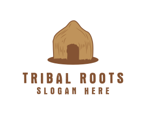 Tribal Primitive Hut logo design