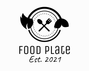 Plate - Seafood Restaurant Plate logo design