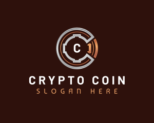 Cryptocurrency - Digital Cryptocurrency Coin logo design