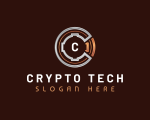 Cryptocurrency - Digital Cryptocurrency Coin logo design