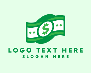 Pay - Green Cash Money logo design