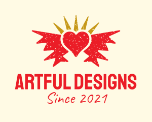 Heart Tattoo Art logo design