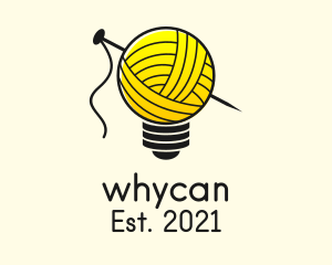 Workshop - Needle Yarn Bulb logo design