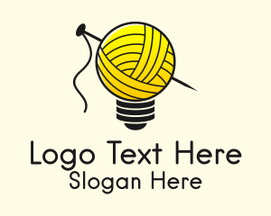 Needle Yarn Bulb Logo