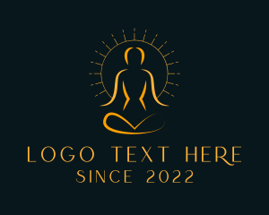 Yoga - Healing Yoga Meditation logo design
