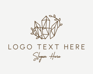 Precious Stone - Crystal Souvenir Gems logo design