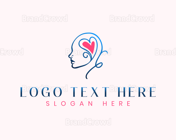 Woman Mind Heart Logo