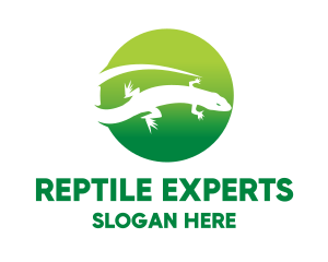 Wild Lizard Reptile logo design