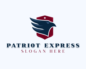 Veteran Patriotic Eagle  logo design