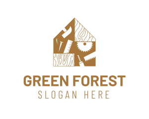 Wood Tool House logo design