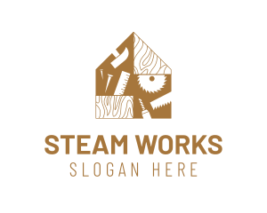 Wood Tool House logo design