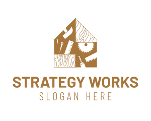 Wood Tool House logo design