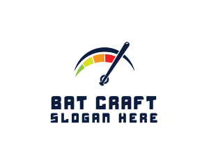 Bat - Baseball Bat Gauge logo design