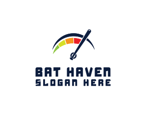 Bat - Baseball Bat Gauge logo design