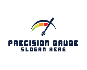 Gauge - Baseball Bat Gauge logo design