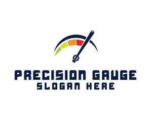 Baseball Bat Gauge logo design