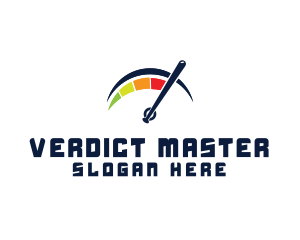 Baseball - Baseball Bat Gauge logo design