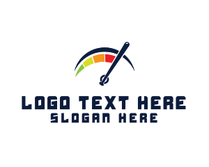 Sports Equipment - Baseball Bat Gauge logo design