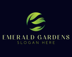 Plant Leaf Gardening logo design