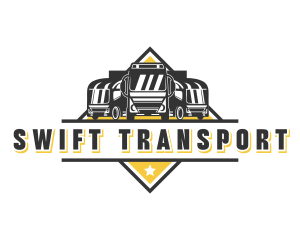 Truck Fleet Transportation  logo design