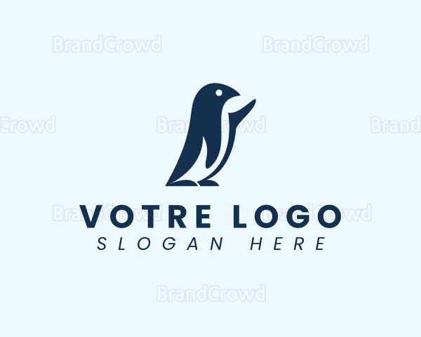 Avian Penguin Bird Logo