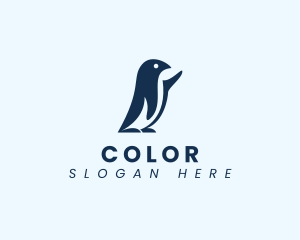 Avian Penguin Bird Logo