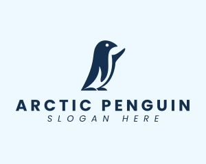 Penguin - Avian Penguin Bird logo design