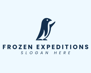 Antarctica - Avian Penguin Bird logo design