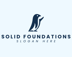 Animal Conservation - Avian Penguin Bird logo design