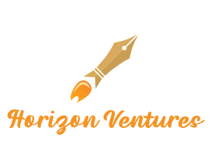 Rocket Launch Pen logo design