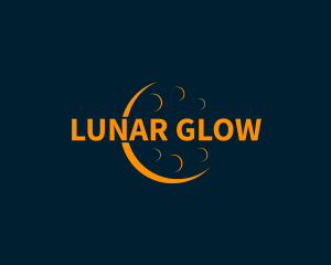 Lunar Moon Night logo design