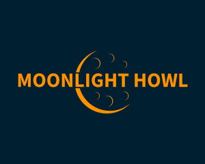 Lunar Moon Night logo design