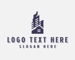 Broker - Real Estate House Building logo design