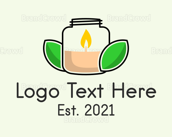 Jar Scented Candle Logo