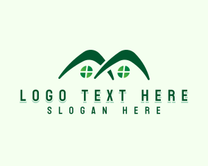 House - Organic Eco House logo design