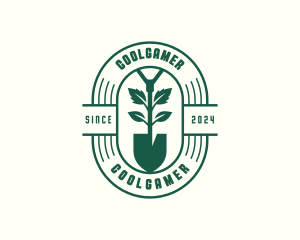 Garden Shovel Landscaping Logo