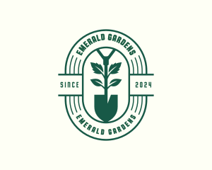 Garden Shovel Landscaping logo design