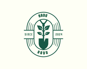 Backyard - Garden Shovel Landscaping logo design