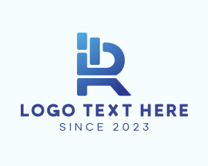 Web Developer - Corporate Letter R logo design